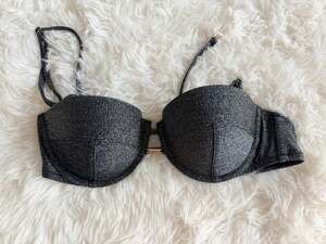 Victoria's Secret Shimmer Metallic Bikini Swim Top 34C